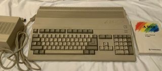 Vintage Commdore Amiga 500 with M - Tec 68020,  1MB Ram and Kickstart 3.  1 2
