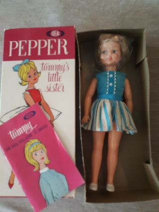 Vintage Tammy Family Sister Pepper Doll W/original Box