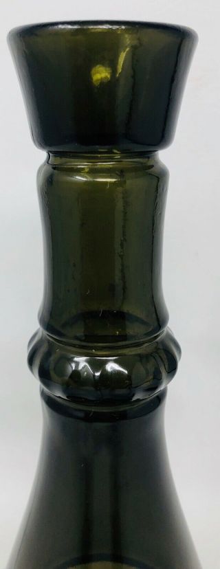 Vintage 1964 Jim Beam I Dream Of Jeannie Smoky Green Glass Genie Bottle Decanter 2