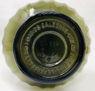 Vintage 1964 Jim Beam I Dream Of Jeannie Smoky Green Glass Genie Bottle Decanter 5