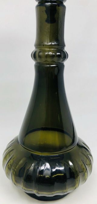 Vintage 1964 Jim Beam I Dream Of Jeannie Smoky Green Glass Genie Bottle Decanter 8