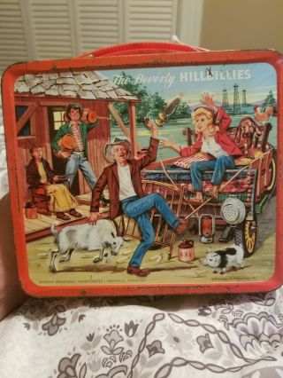 Vintage Metal Lunch Pail The Beverly Hillbillies Metal Lunchbox lunch box,  old 2