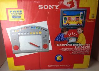 Vintage My First Sony Electronic Sketch Pad,  Rare Hb - A5710