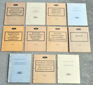 Vtg 1966 Ford Literature Internal Employee Manuals Orientation Training Books