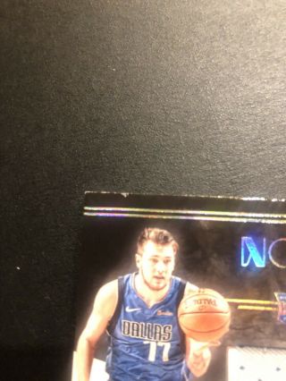 LUKA DONCIC ROOKIE PATCH AUTO RPA 2018 - 19 NOIR FOTL MAVS SP /99 RC RARE 5