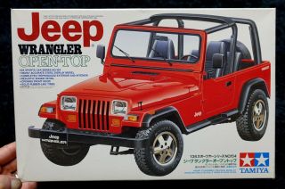 Jeep Wrangler Open Top 1/24 Tamiya Model Kit