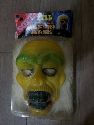 Rare Topstone Nu - Skin In Vintage Phantom Halloween Mask