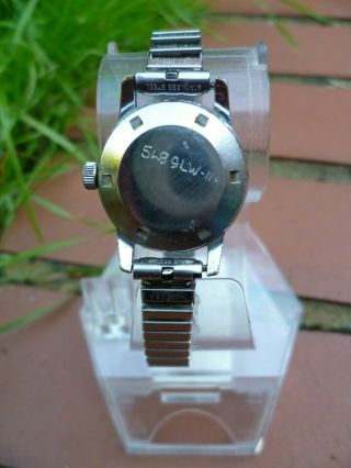 Ladies Vintage Stainless Steel Tissot Seastar Automatic Wrist Watch With Date 5
