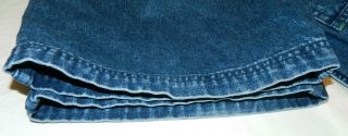 Tommy Hilfiger Large Overalls Blue Spell Out Vintage jeans Men (Mea 42x32) 4