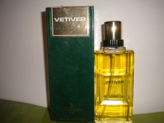 Vintage Vetiver Guerlain Deodorant Spray,  3.  4 Oz - 100 Ml,  Boxed.