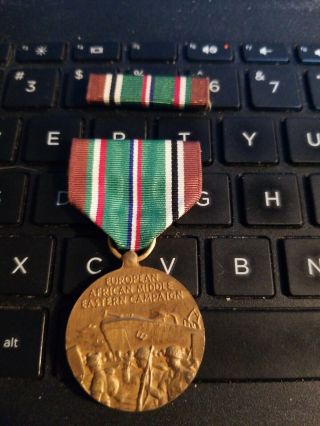 European–african–middle Eastern Campaign Medal,  Ribbon See Store /