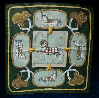 Vintage Hermes Silk Scarf 