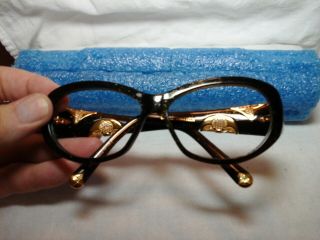 Vintage LOUIS VUITTON Z032W sunglass/eyeglass frame sparkle brown and gold 2