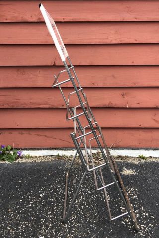 Vintage VALVOLINE Motor Oil Gas Service Station Display Rack Stand Up Sign 24x17 5