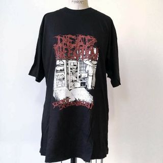 ⭕ 90s Vintage Dead Infection T - Shirt : Brutal Death Metal Black Devourment Punk