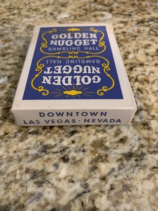 Rare Vintage Tax Stamp PURPLE Deck Golden Nugget Las Vegas Casino Playing Cards 2