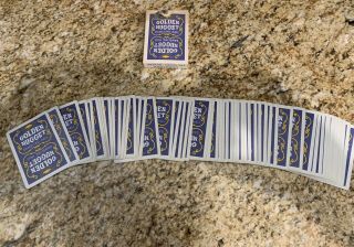 Rare Vintage Tax Stamp PURPLE Deck Golden Nugget Las Vegas Casino Playing Cards 4