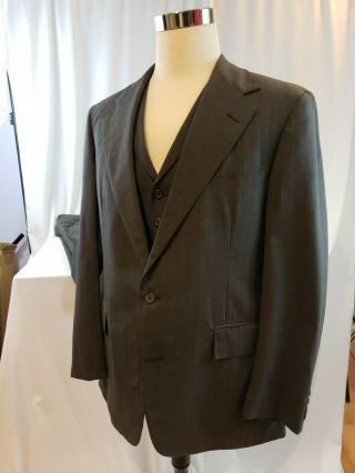 Vintage Polo Ralph Lauren Suit 42r (pants 36 - 32) W/lapel Vest - -