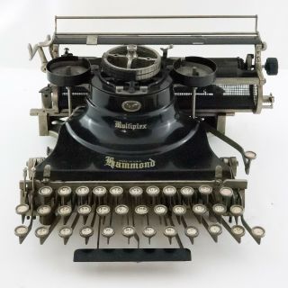 Antique 1900s Hammond Multiplex Vintage Typewriter For Repair Or Display