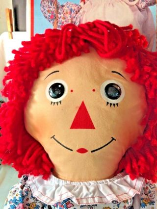 Vintage Knickerbocker Raggedy Ann 35” Doll & Box 3