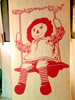 Vintage Knickerbocker Raggedy Ann 35” Doll & Box 6