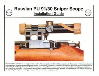 Full Installation Instructions Mosin Nagant 91/30 Pu Sniper Scope.