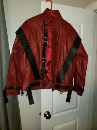 Vintage Michael Jackson Thriller Leather Jacket,  1980 