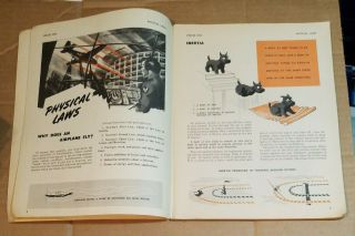 1944 Aircraft And Principles Of Flight Student Workbook,  Army Air Force Training 4