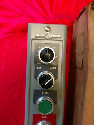 Allen Bradley Pendant Style Push Button Motor Control NOS Vtg 800H 5HW 20129 3