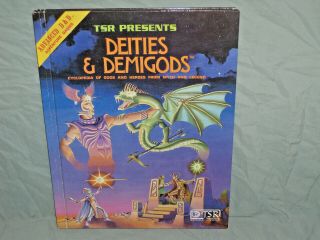 Ad&d 1st Edition Hardback - Deities & Demigods (vintage 1980 And Exc)
