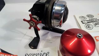 Vintage Garcia Abu - Matic 170 Fishing Reel with Manuals Spin Cast EUC 8