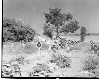 Wwii 1943 4th Field Hospital - German Marked Troop Cemetery,  Southern France