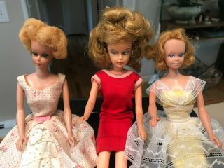 Vintage Barbie,  Midge,  & Tressy Dolls Carrying Case,  Outfits and Accessories 4