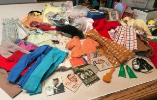 Vintage Barbie,  Midge,  & Tressy Dolls Carrying Case,  Outfits and Accessories 8