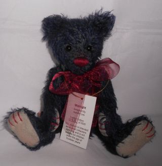 Charlie Bears Midnight Minimo Isabelle Lee 2009 Mohair Retired Rare And Vhtf