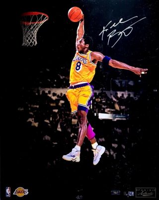 Kobe Bryant Autographed " Soar " 16x20 Photograph Photo Lakers Panini /24 Rare