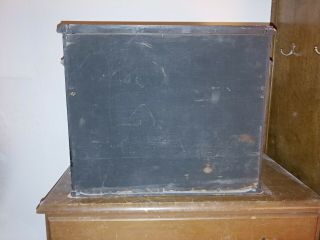 Antique sewing spool display case for sewing,  quilting,  crafting 2