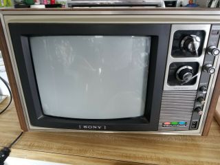 Vintage Sony Trinitron Tv Model Kv - 1214 Rare Model