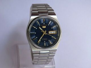 Vintage Made In Japan Seiko 5 Automatic 21 Jewels Day & Date Watch No.  7s26 - 0520