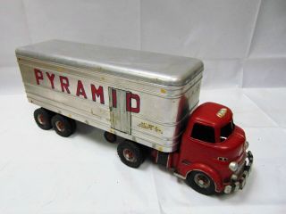 Vintage Wyandotte Allied Van Lines Tractor Trailer Semi Truck Pressed Steel