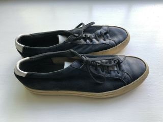 Common Projects Vintage Navy,  Leather And Suede Size 45