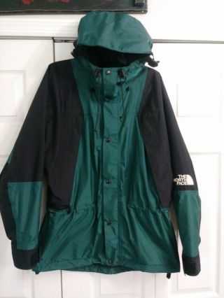 Vintage The North Face Gore - Tex Jacket Parka Men’s Size Medium Green/black Euc