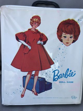 Vintage Barbie And Ken Dolls With Carrying Case And Clothing 2