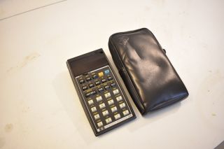 Vintage Rare Hp Model 32e Scientific Calculator W/ Leather Case - Repair