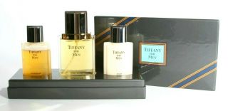 Vintage Tiffany For Men 3 Pc Gift Set 1.  7 Oz Cologne Spray 1.  0 Oz Gel & Balm