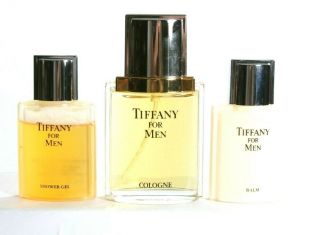 Vintage Tiffany For Men 3 Pc Gift Set 1.  7 oz Cologne Spray 1.  0 oz Gel & Balm 4