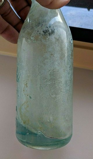 Vintage Andalusia,  Alabama Straight Sided Coca Cola Ring Neck Soda Bottle - Slug 8
