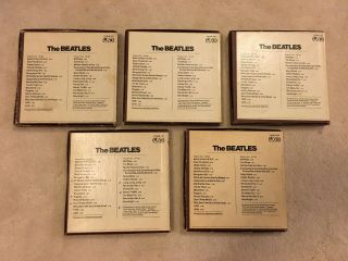 The Beatles - White Album - Rare 1968 Reel to Reel Tape - Apple Label FIVE of them 2