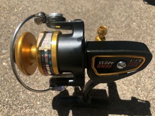 Vintage Penn 420SS Spinning Fishing Reel With Box/Manuel 3