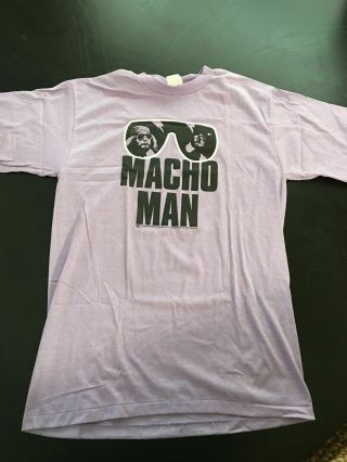 Wwf Macho Man Randy Savage Shirt 1988 Never Worn Cond.  Vintage